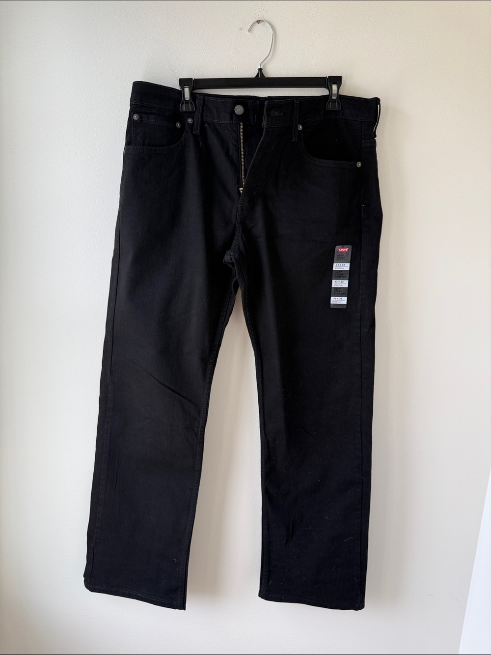 Levi's Men's Loose Straight Jeans in Black: 33x32